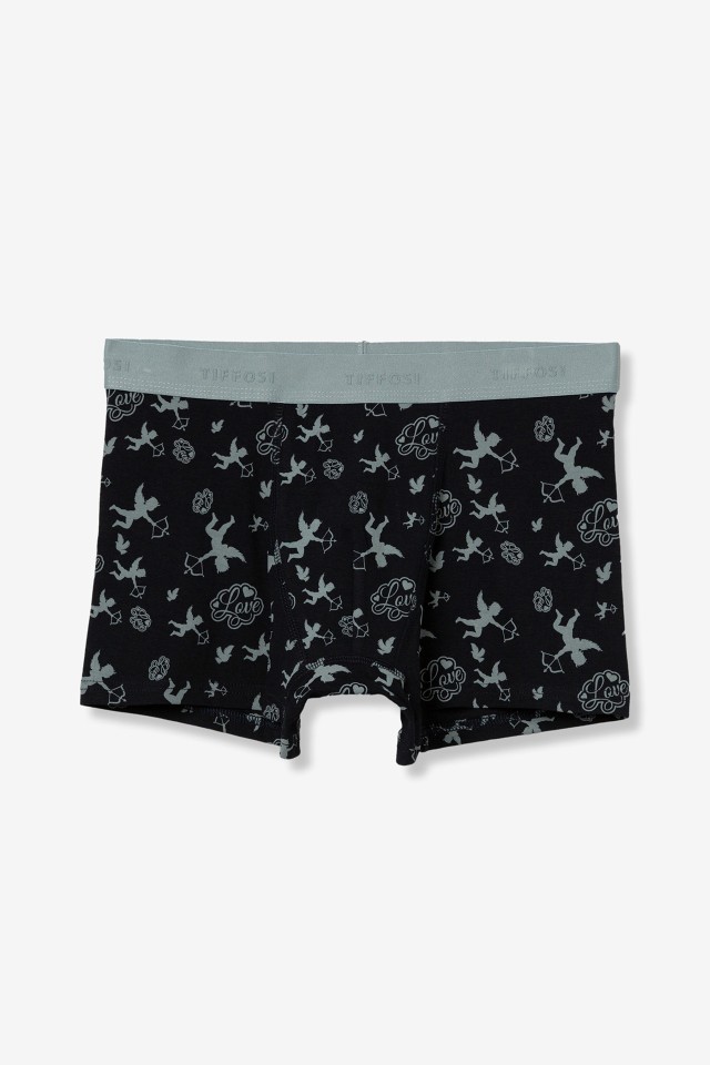 Boxers estampados azul oscuro