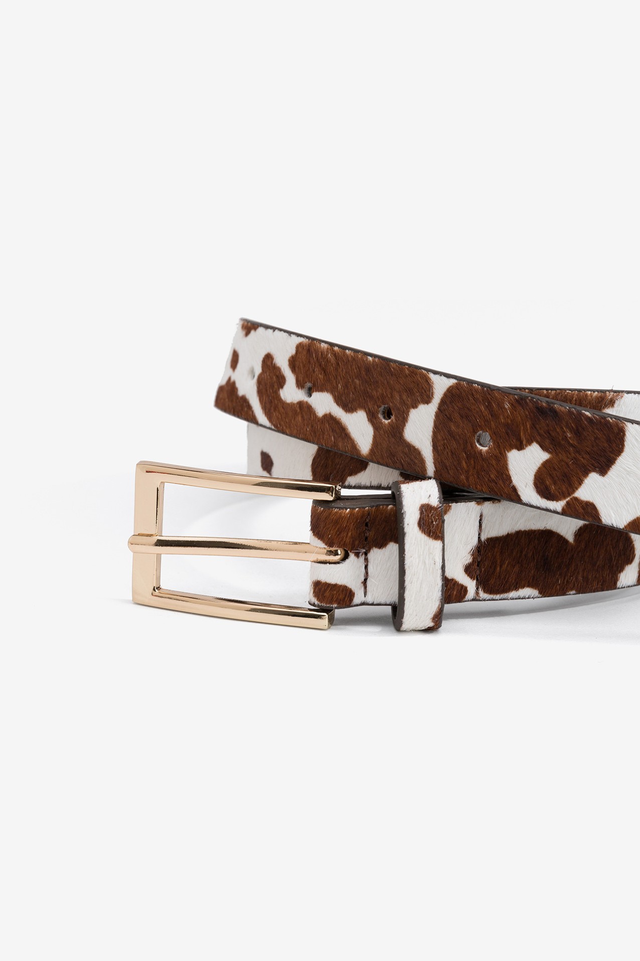 Chocolate Animal Print Belt