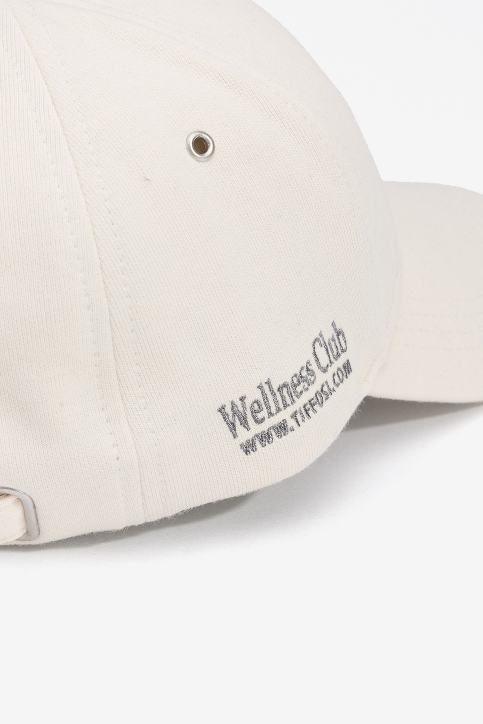 Beige Curved Brim Cap