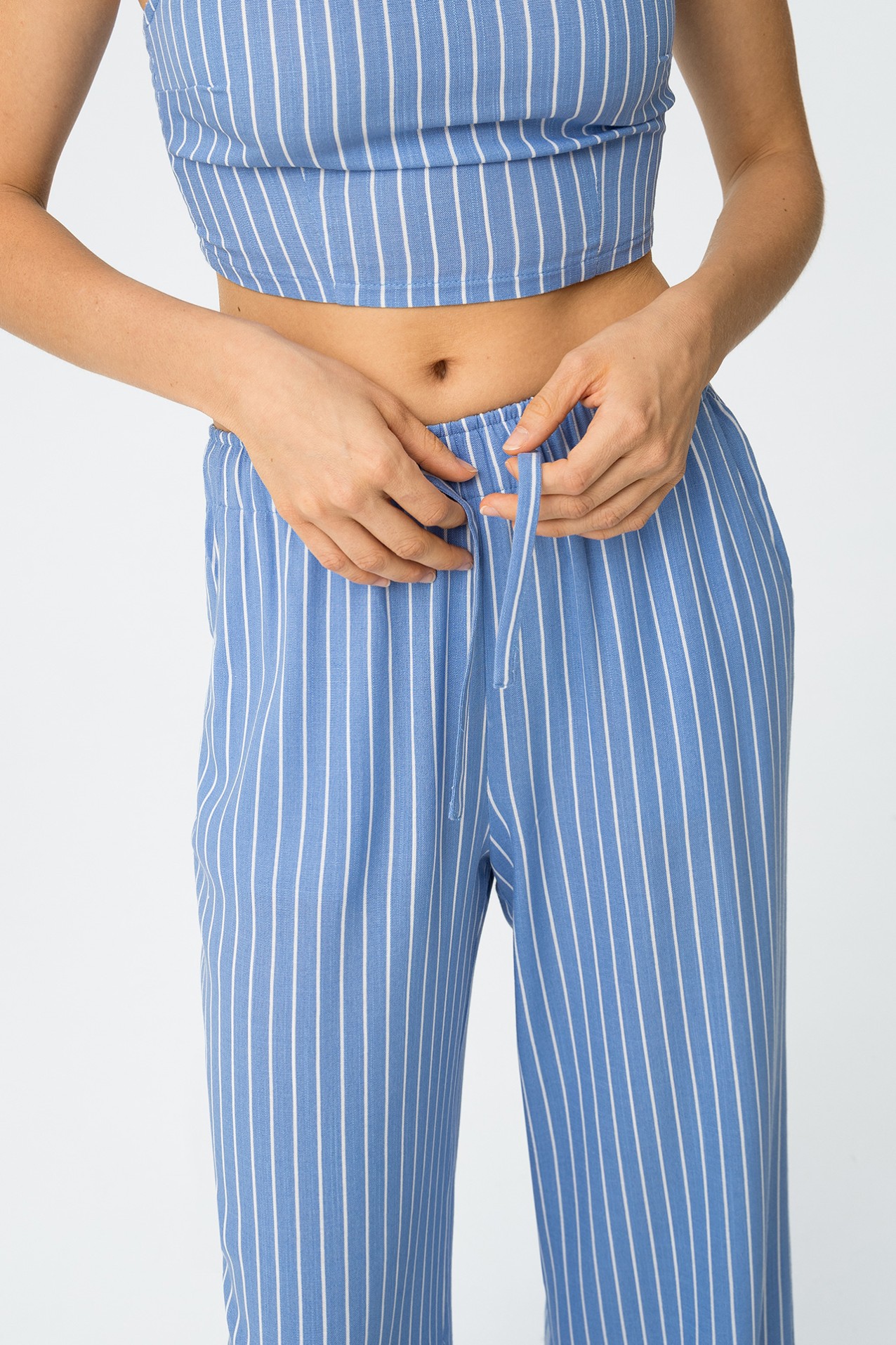 Flowy Striped Trousers