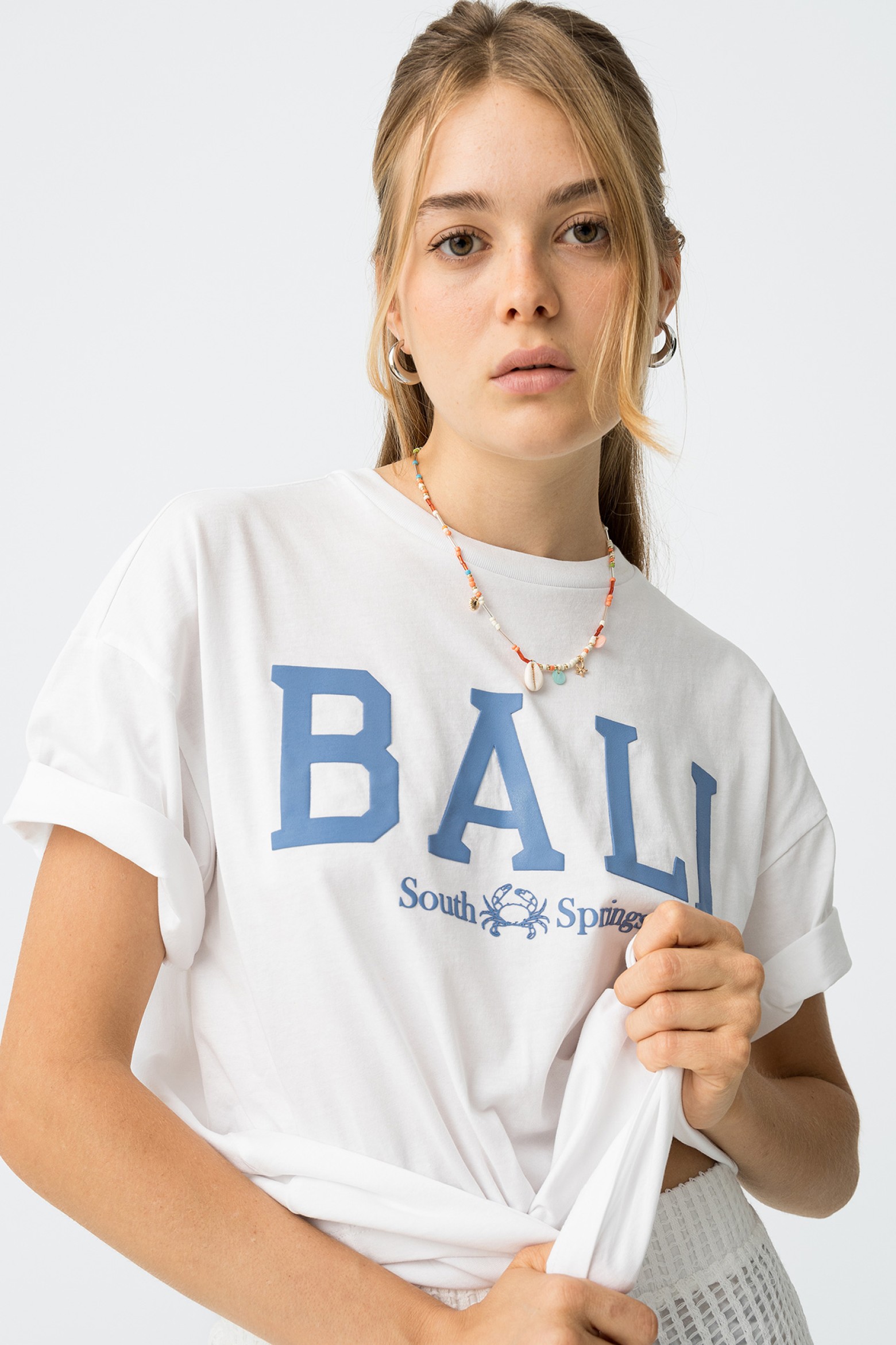 Relaxed Fit T-shirt with Front Print