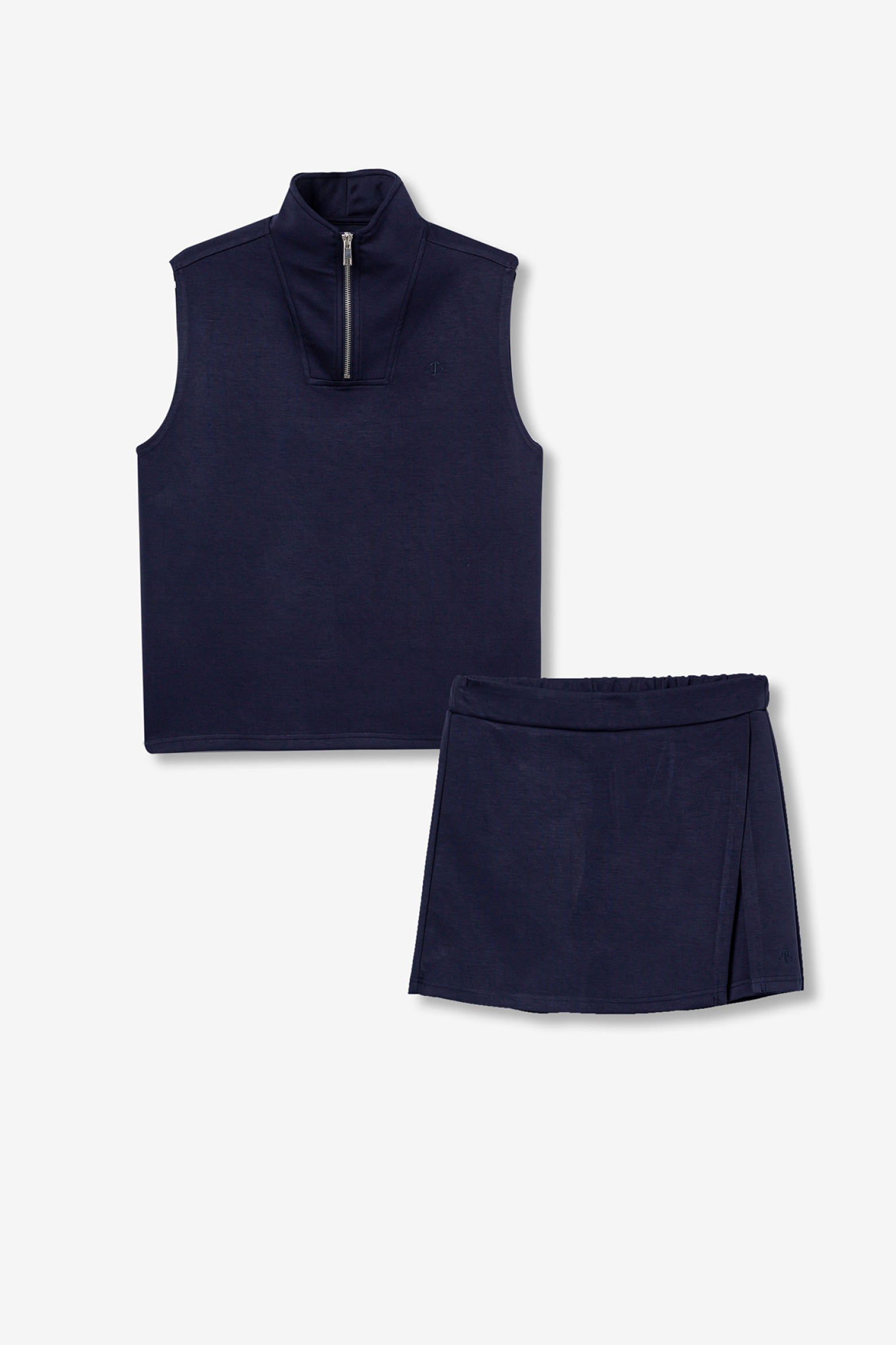 Casaco azul relaxed manga comprida