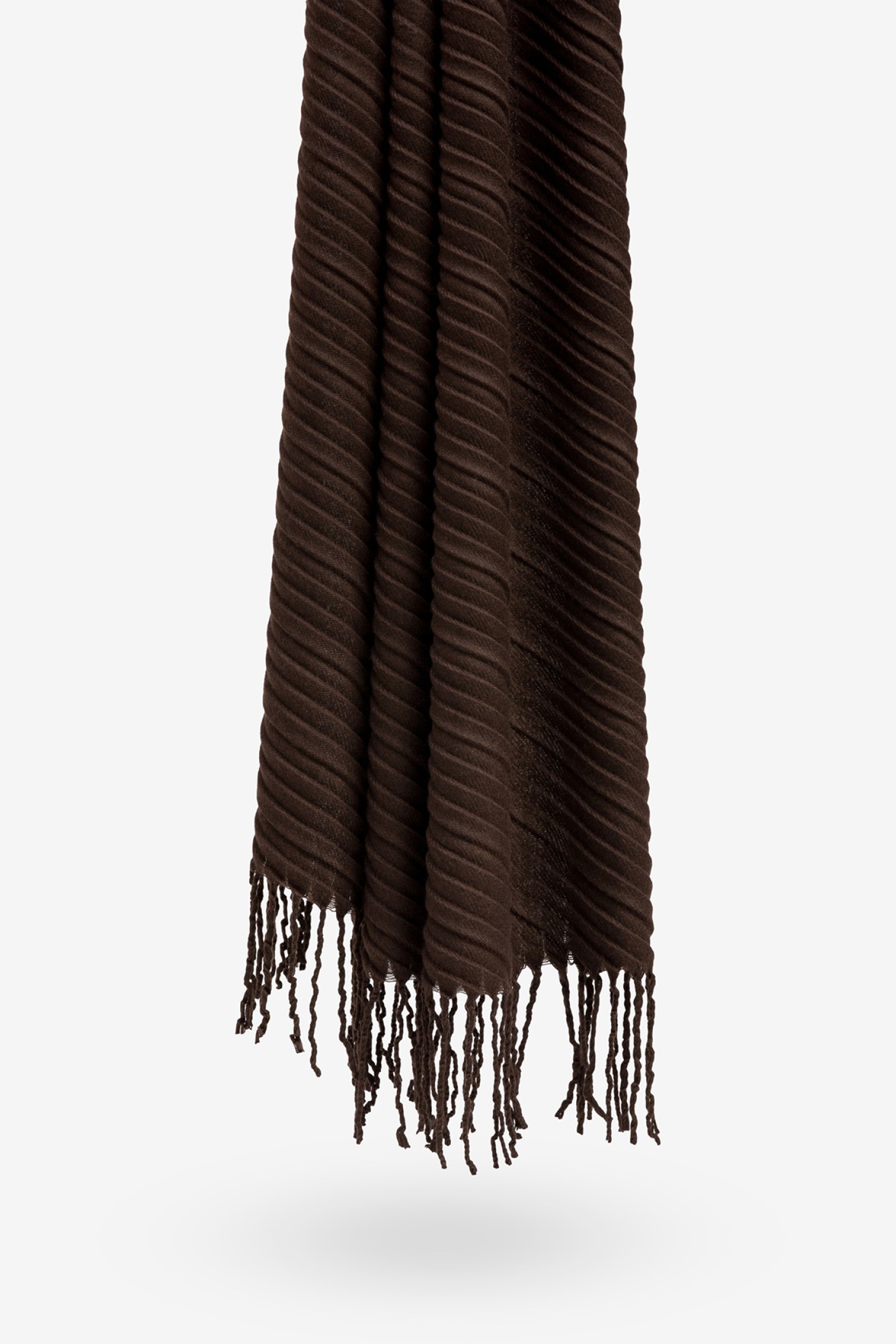 Cachecol Plisado Marr�n