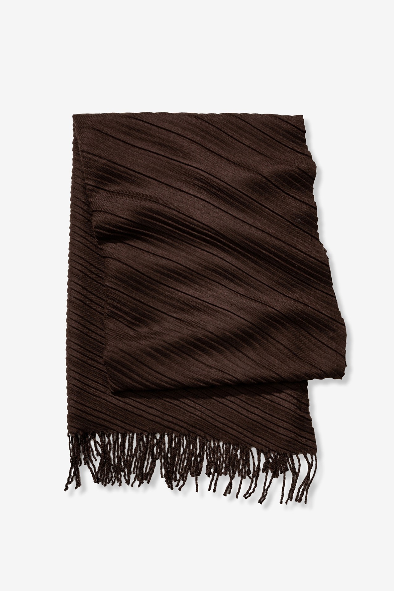 Cachecol Plisado Marr�n