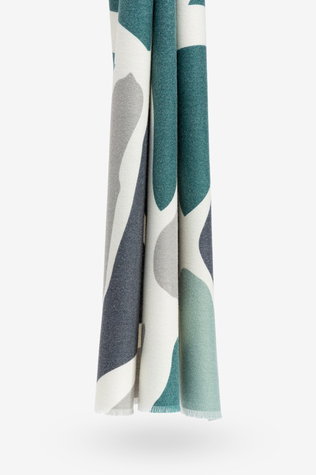 Patterned Fringe Scarf