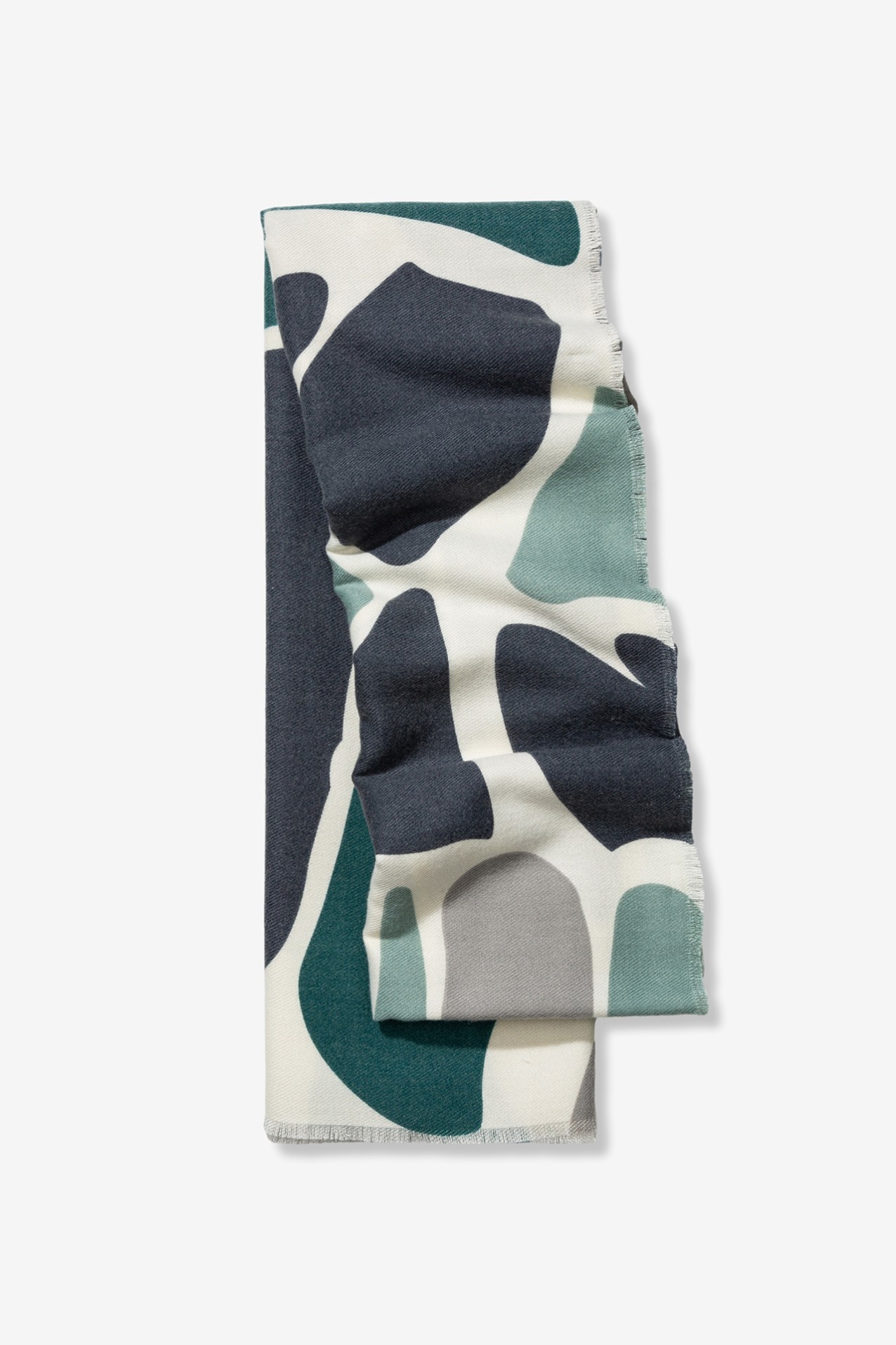 Patterned Fringe Scarf