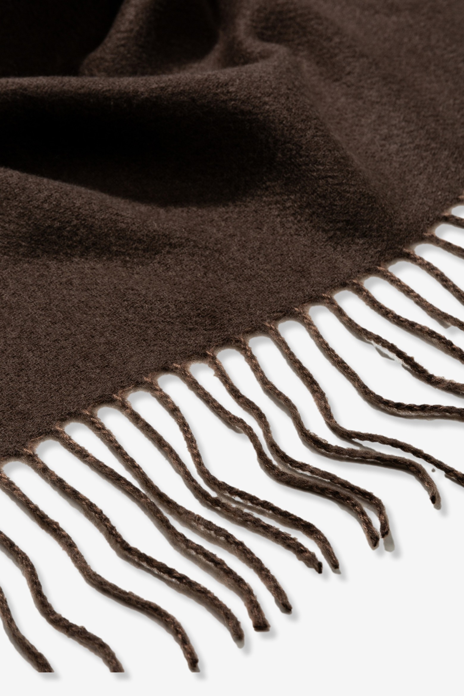 Two-Tone Fringed Scarf