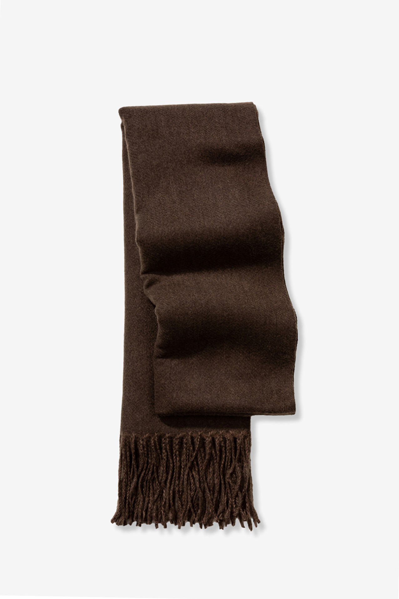 Two-Tone Fringed Scarf
