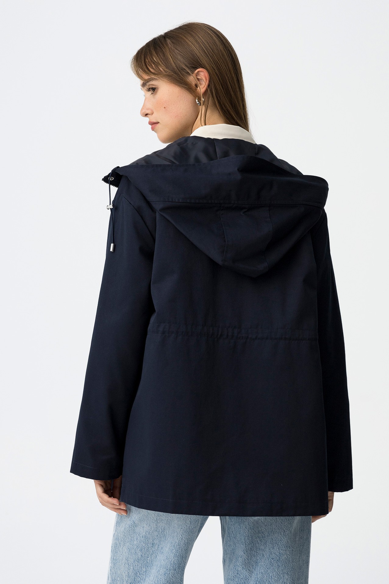 Short Coat with Hood