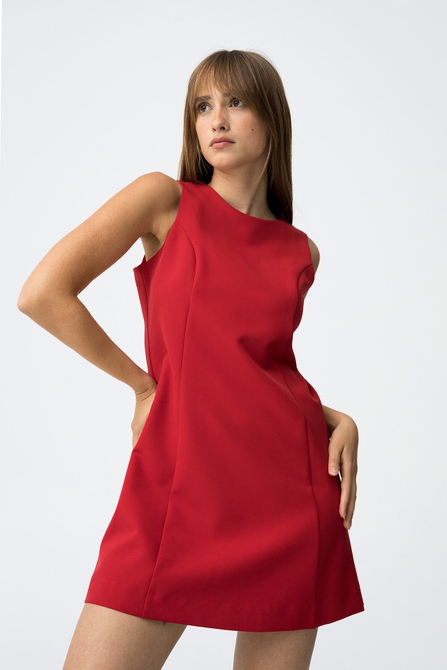 Vestido Curto de Malha