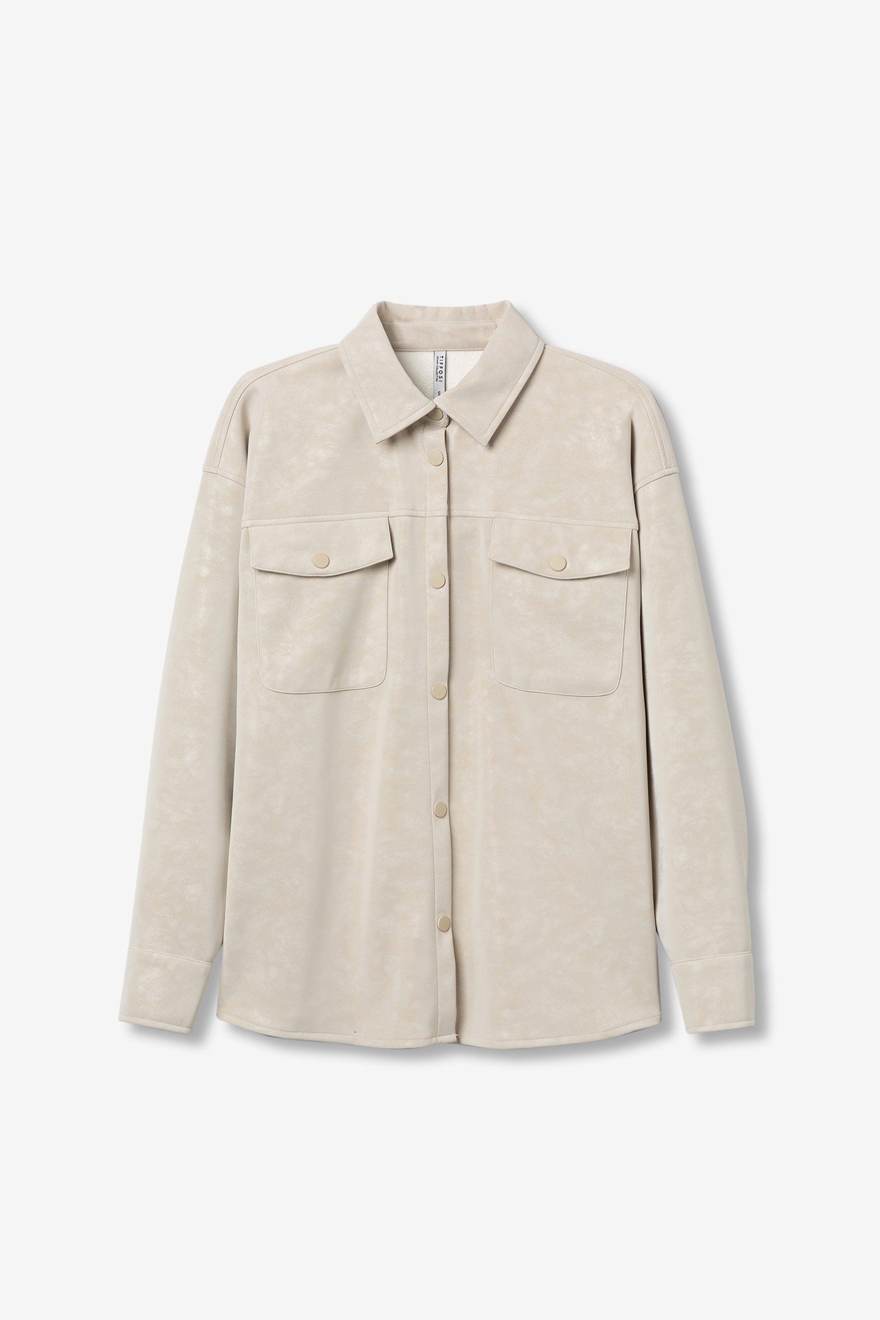 Shirt With Velvety Texture