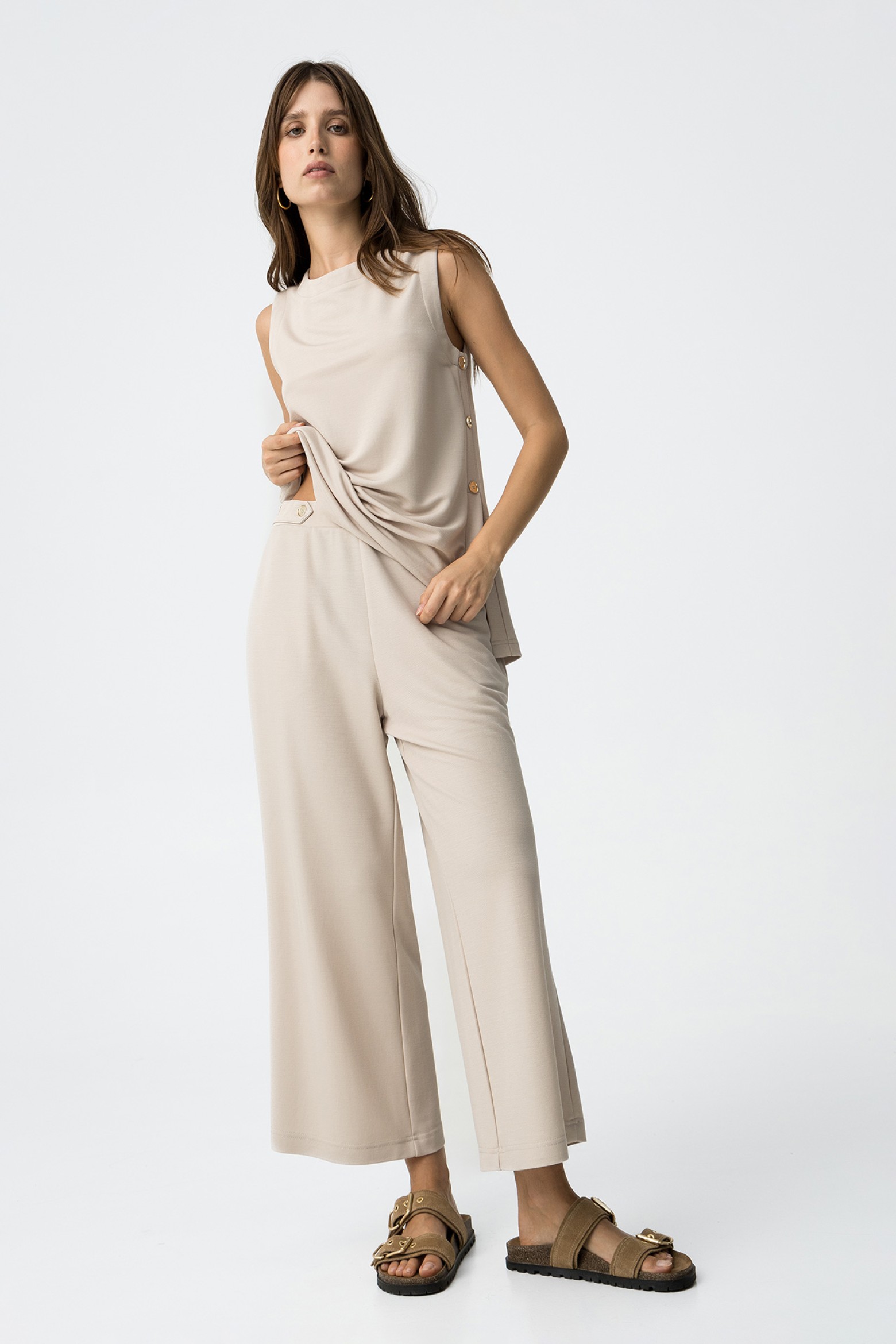Pantaln Culotte con Botones