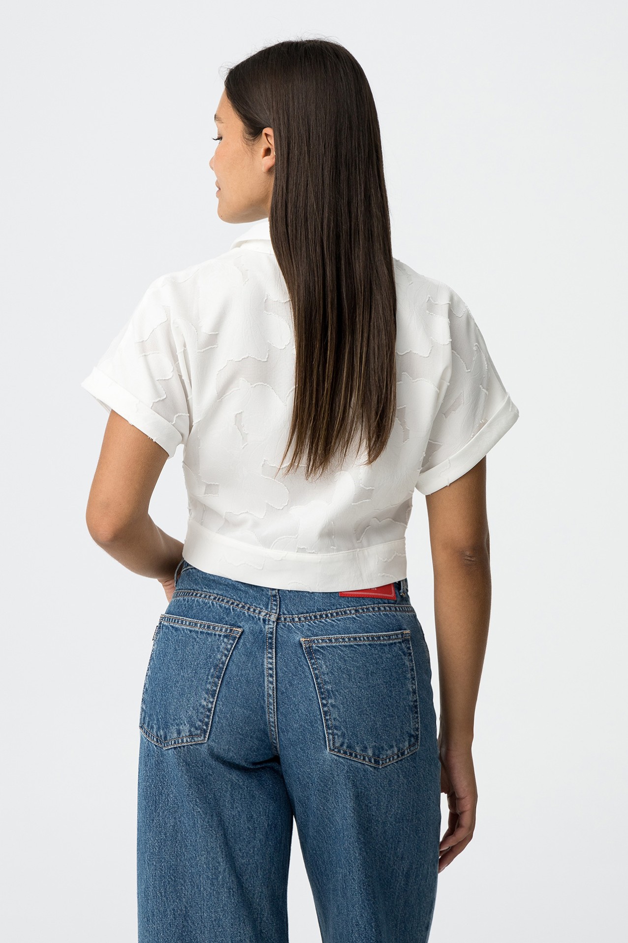 Sleeve Tie Blouse