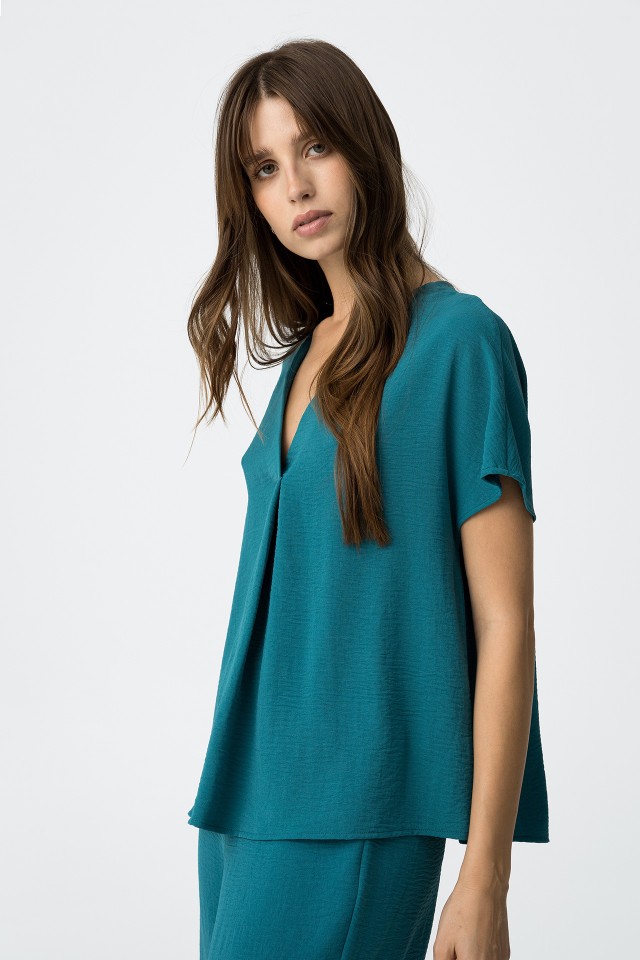 Blusa Acetinada