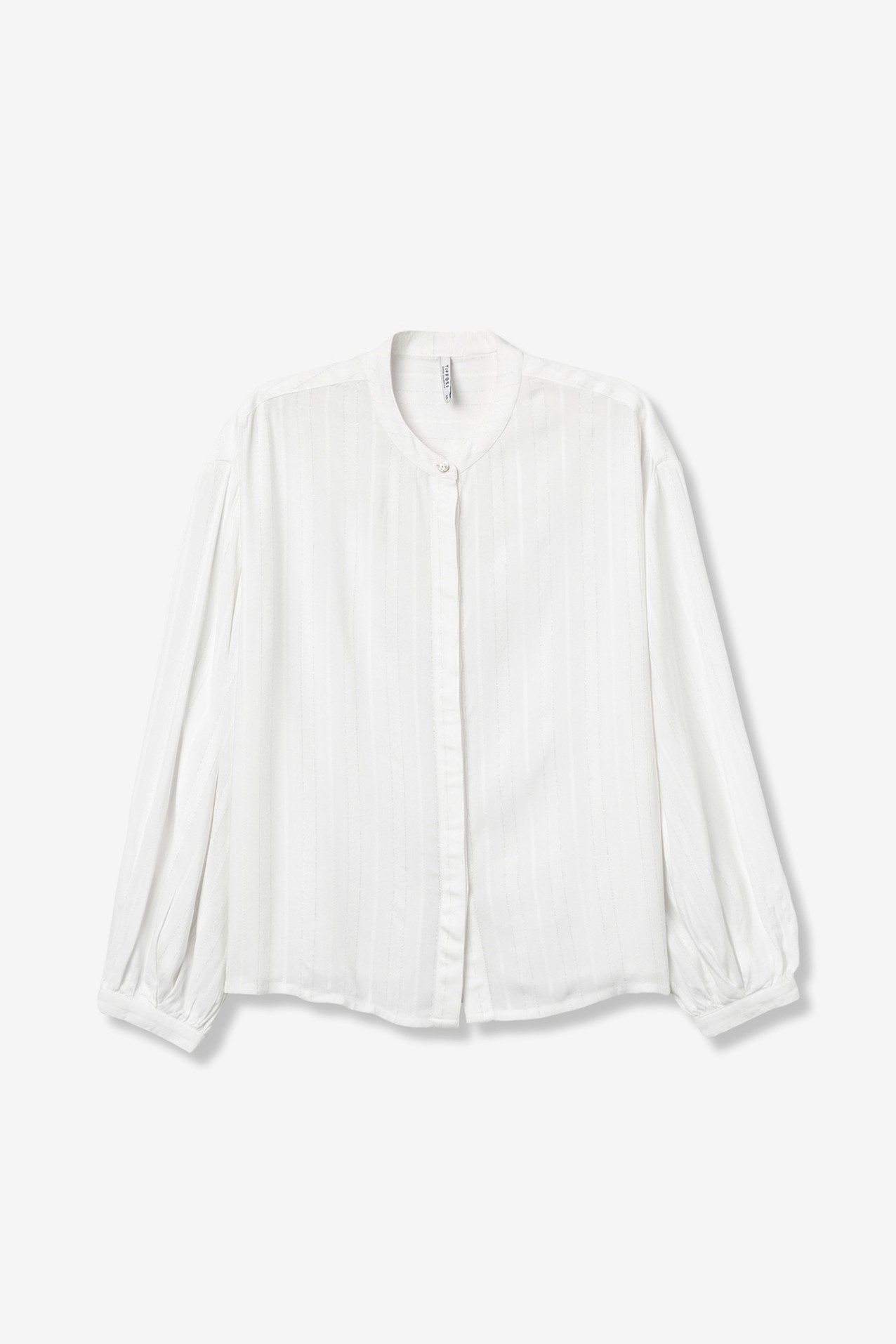 Blusa com Riscas e Fios Brilhantes