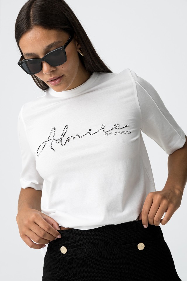 Camiseta Manga Corta Blanca