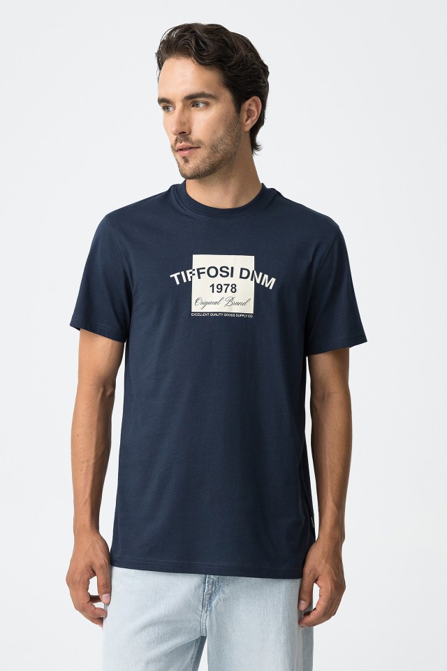 T-Shirt De Algodo Com Mensagem