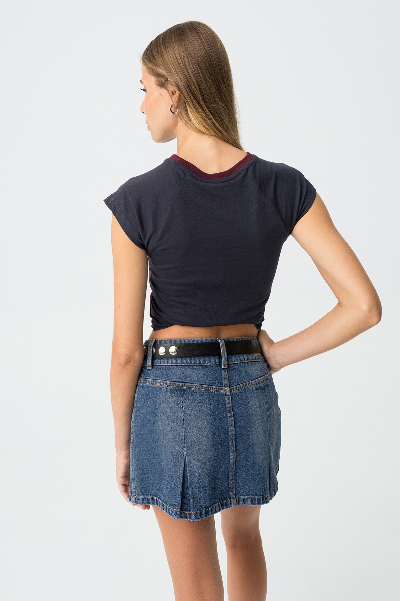 T-shirt Cropped Estampada