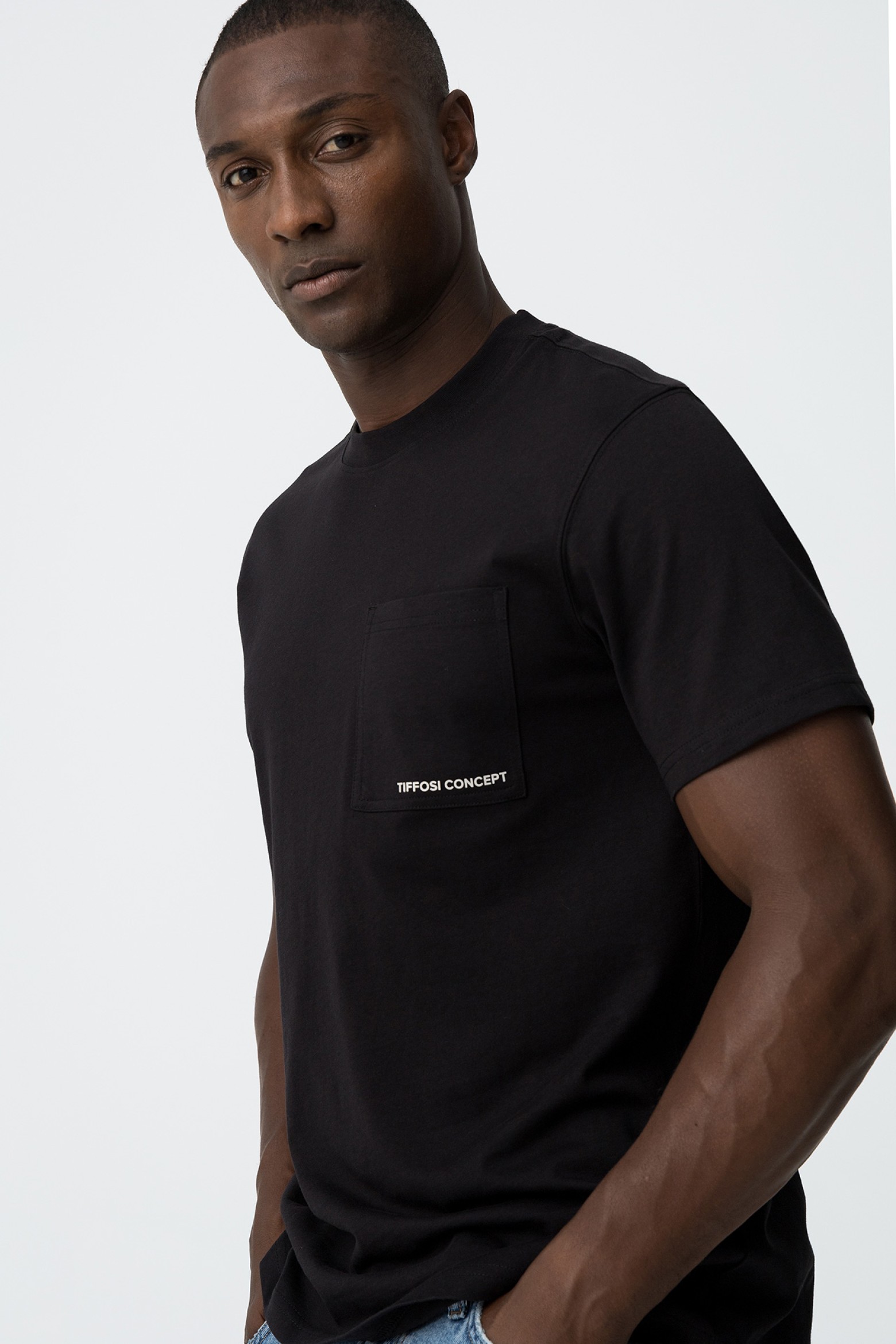 Printed T-Shirt with Embroidery