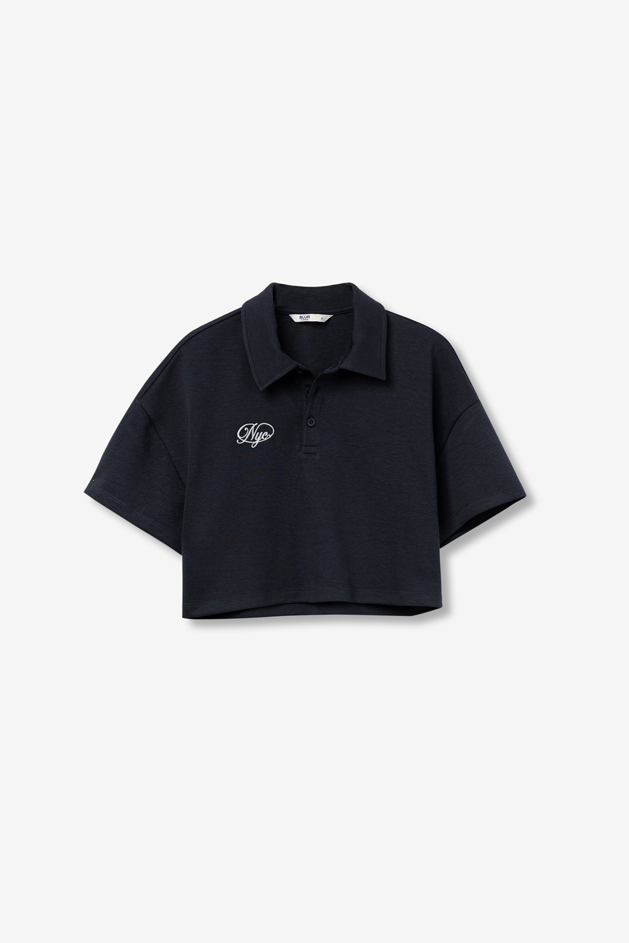 Polo Cropped Bordada