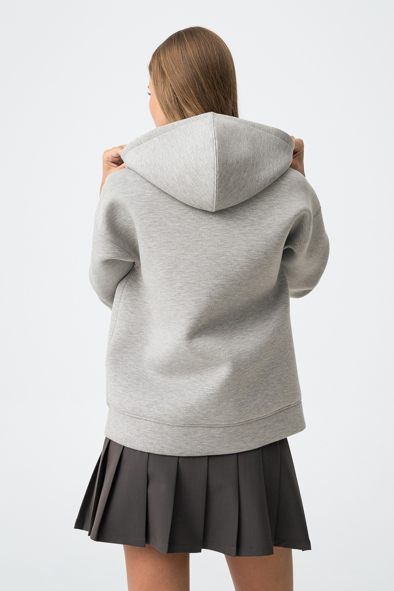 Relaxed Fit Stretch Knit Jacket