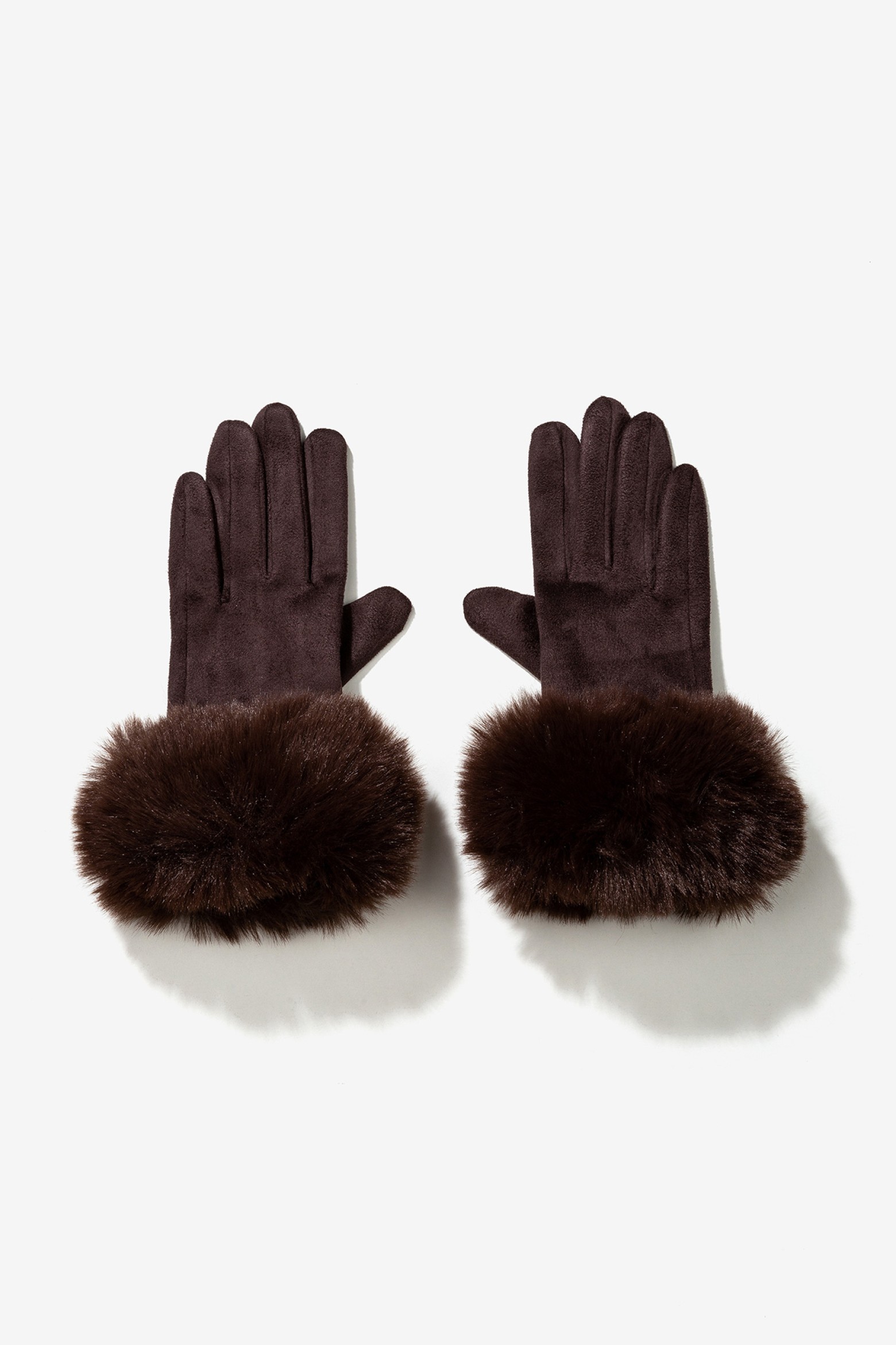 Guantes con Pelo Sinttico