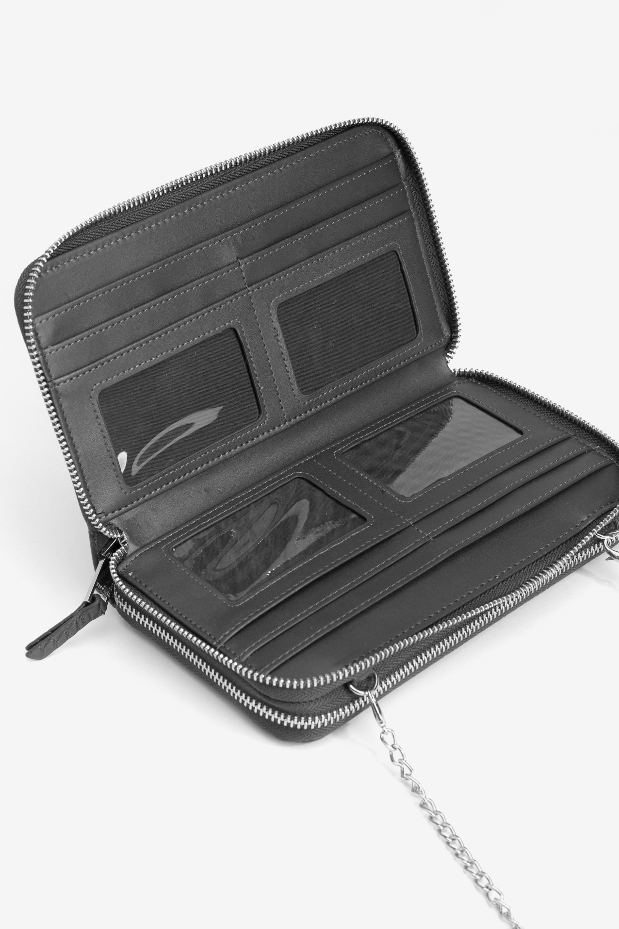 Large Croc-Effect Coin Purse