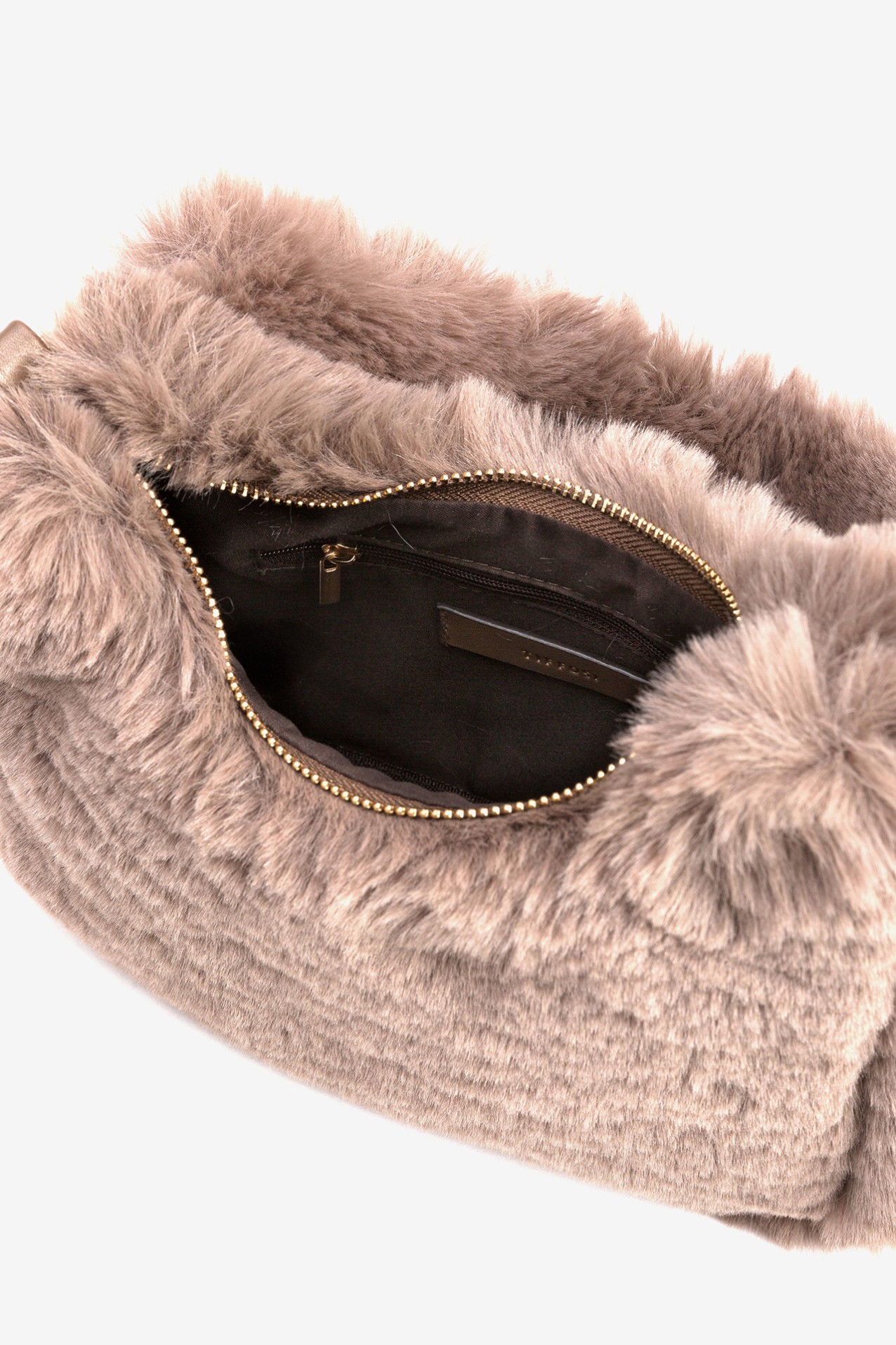 Faux Fur Baguette Bag
