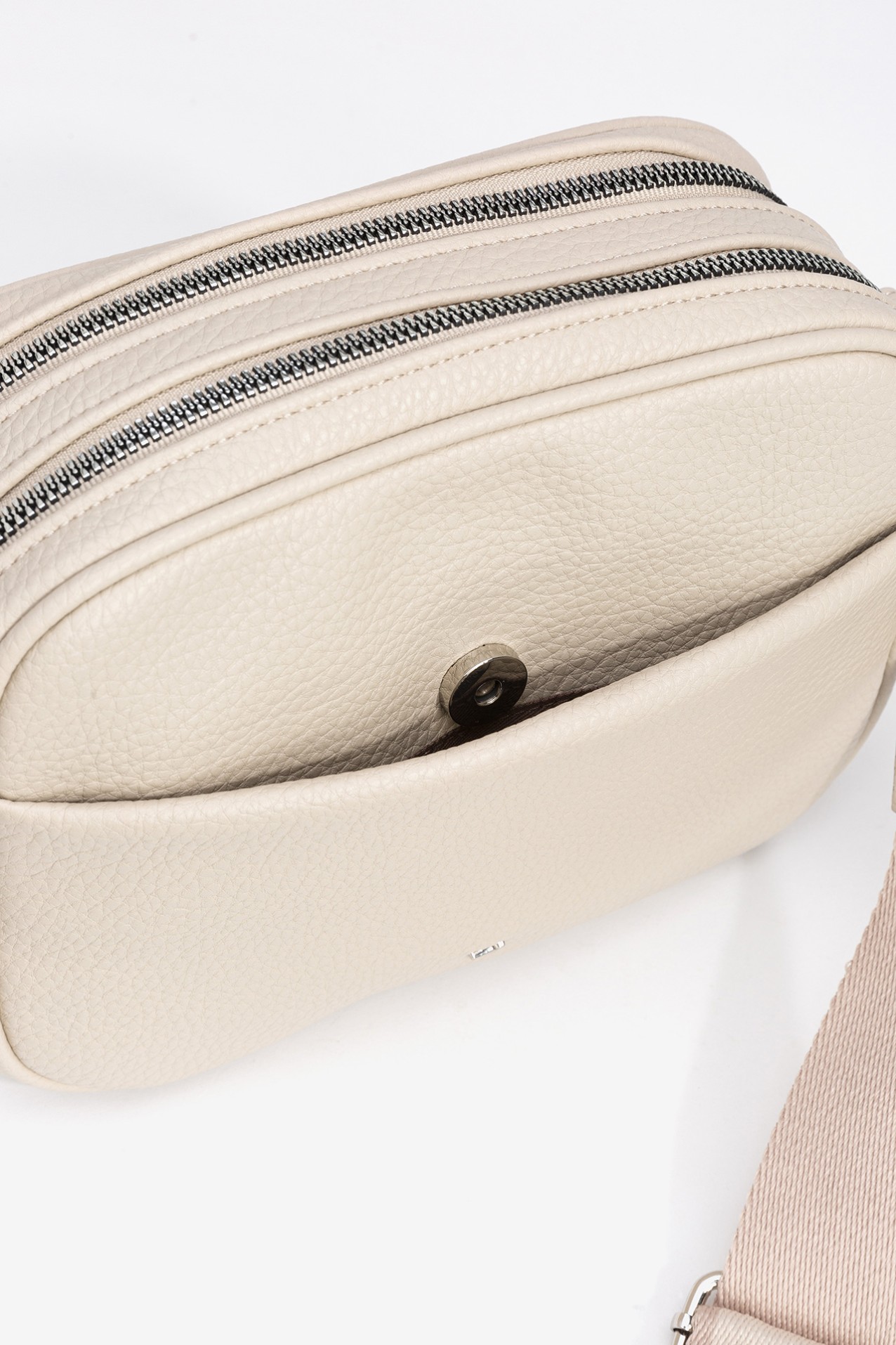 Two-Compartment Crossbody Bag