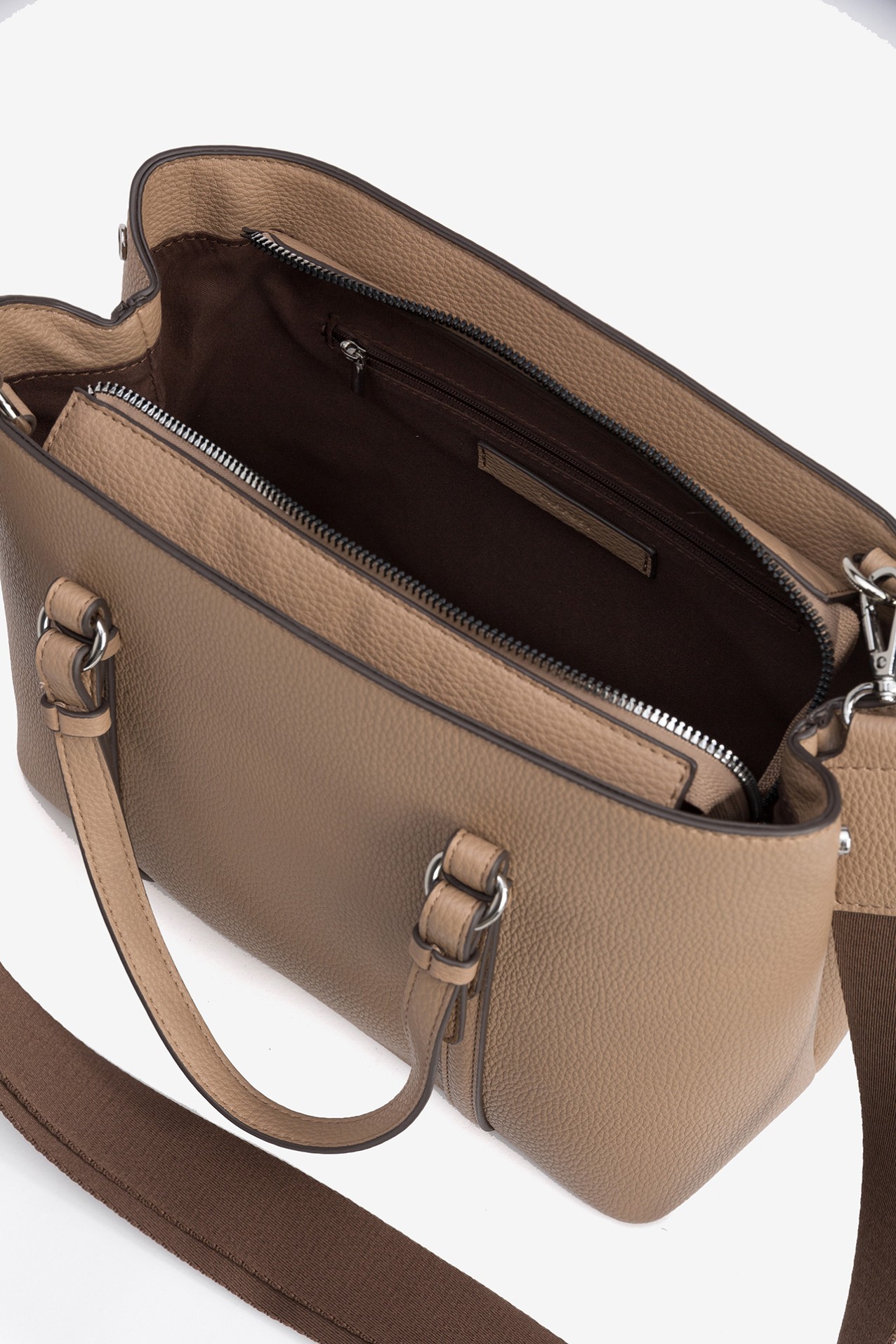 Faux Leather City Bag