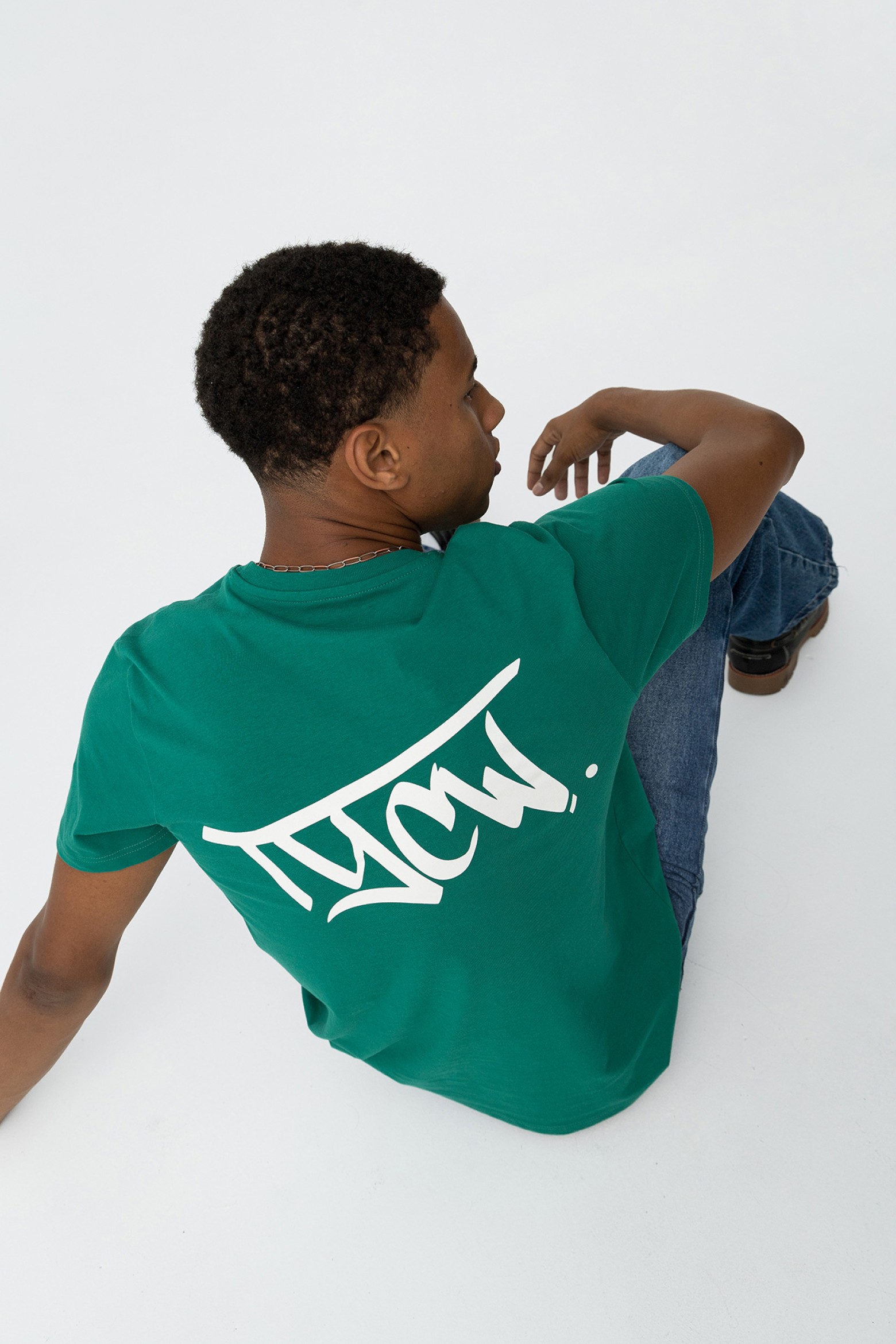 T-Shirt Com Costas Estampadas TYCW