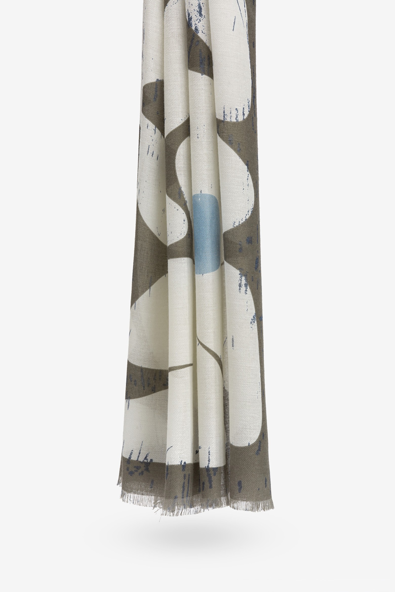 Pauelo Rectangular Estampado Floral