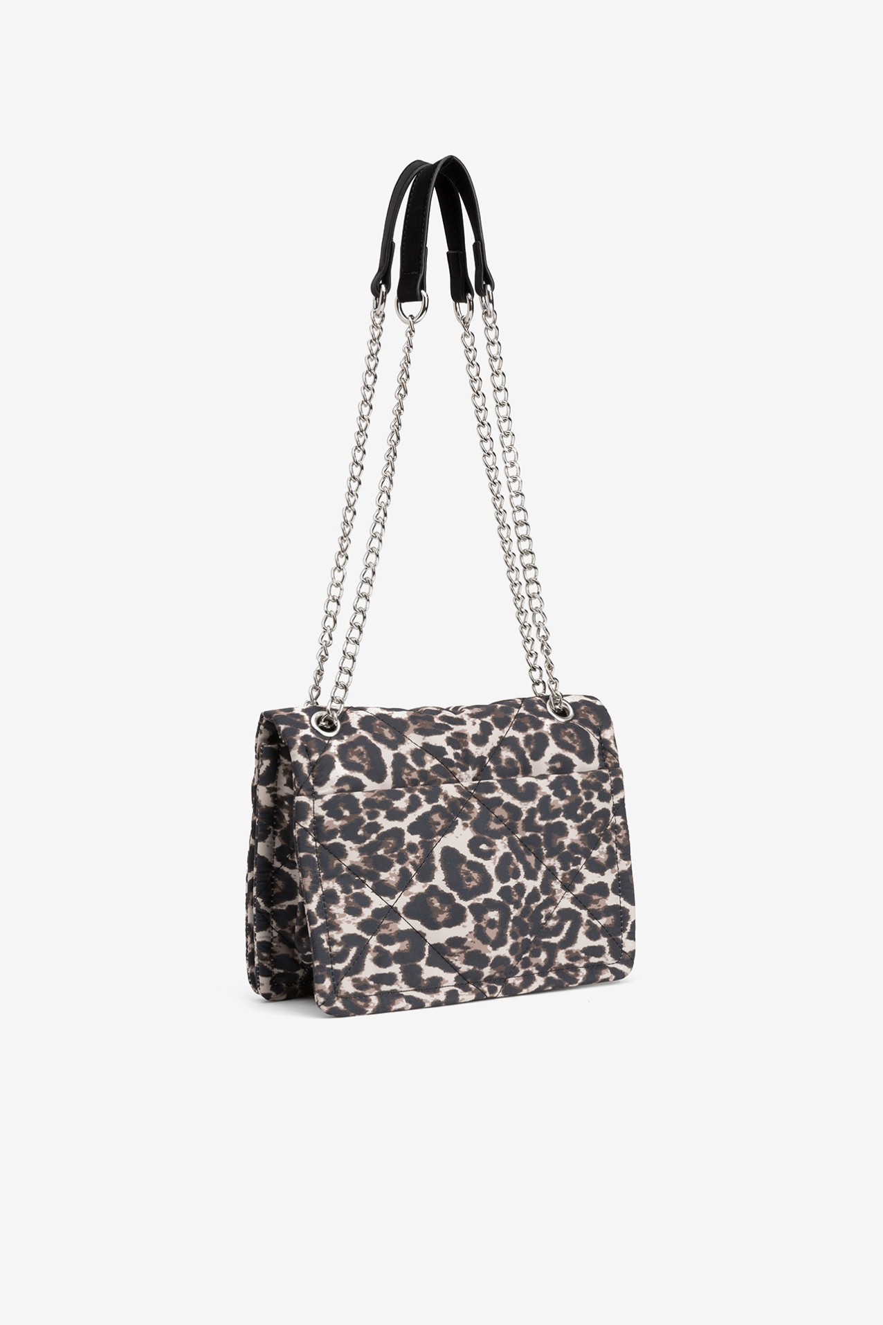 Nylon Bag with Animal Print