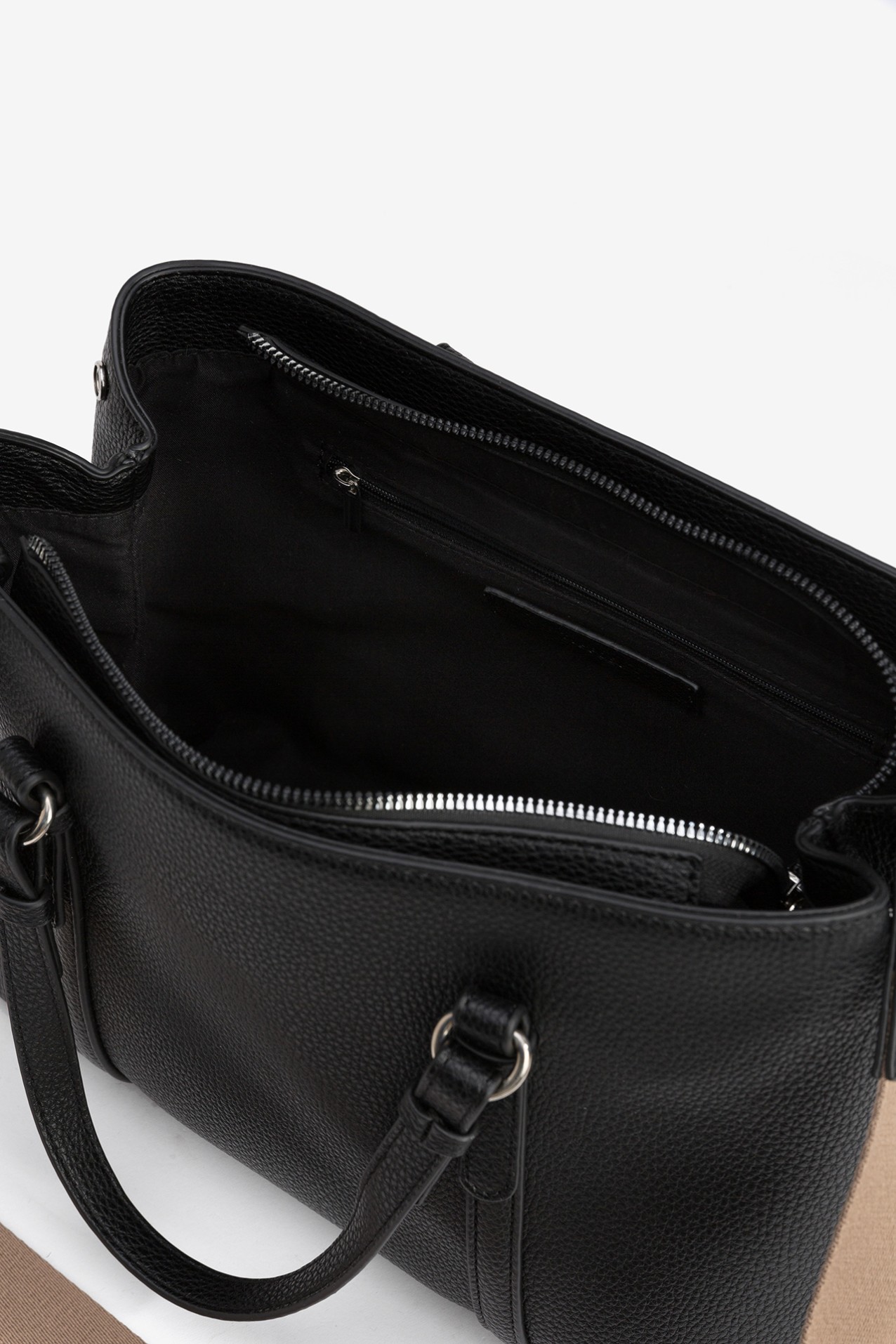 Faux Leather City Bag