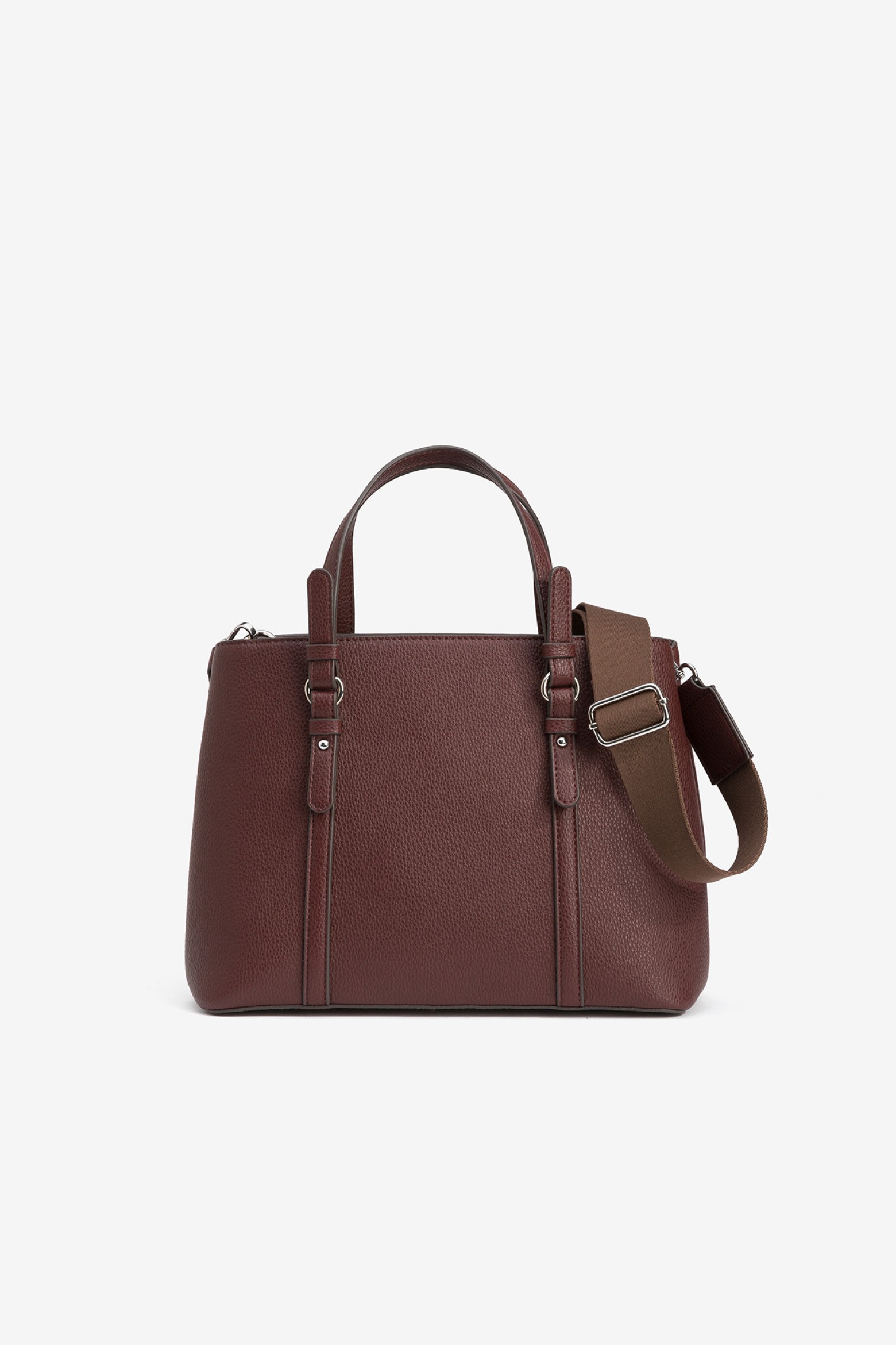 Faux Leather City Bag