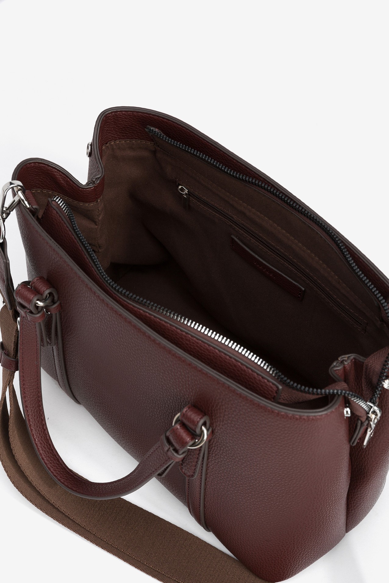 Faux Leather City Bag