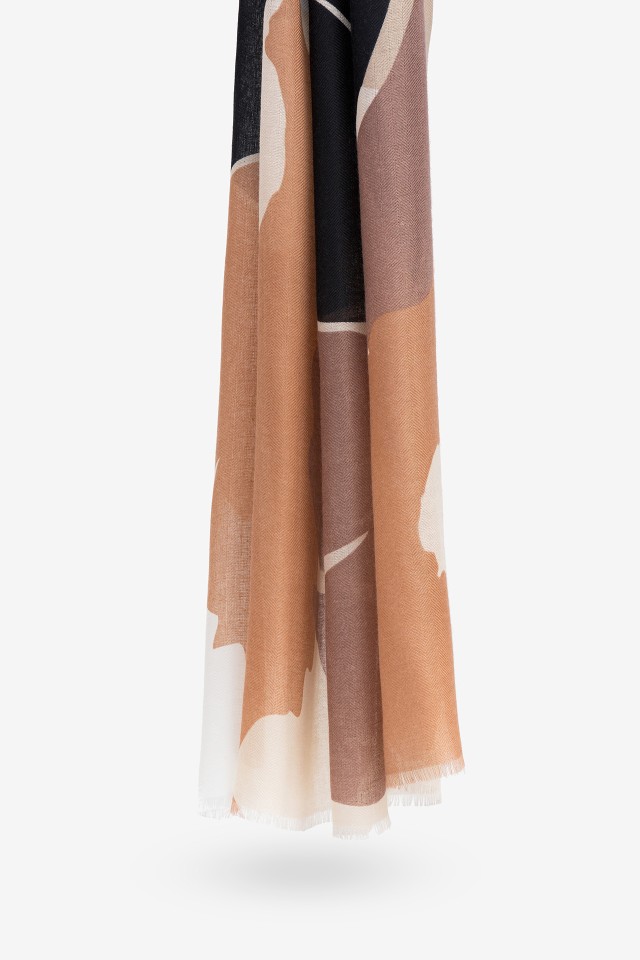 Floral Patterned Scarf