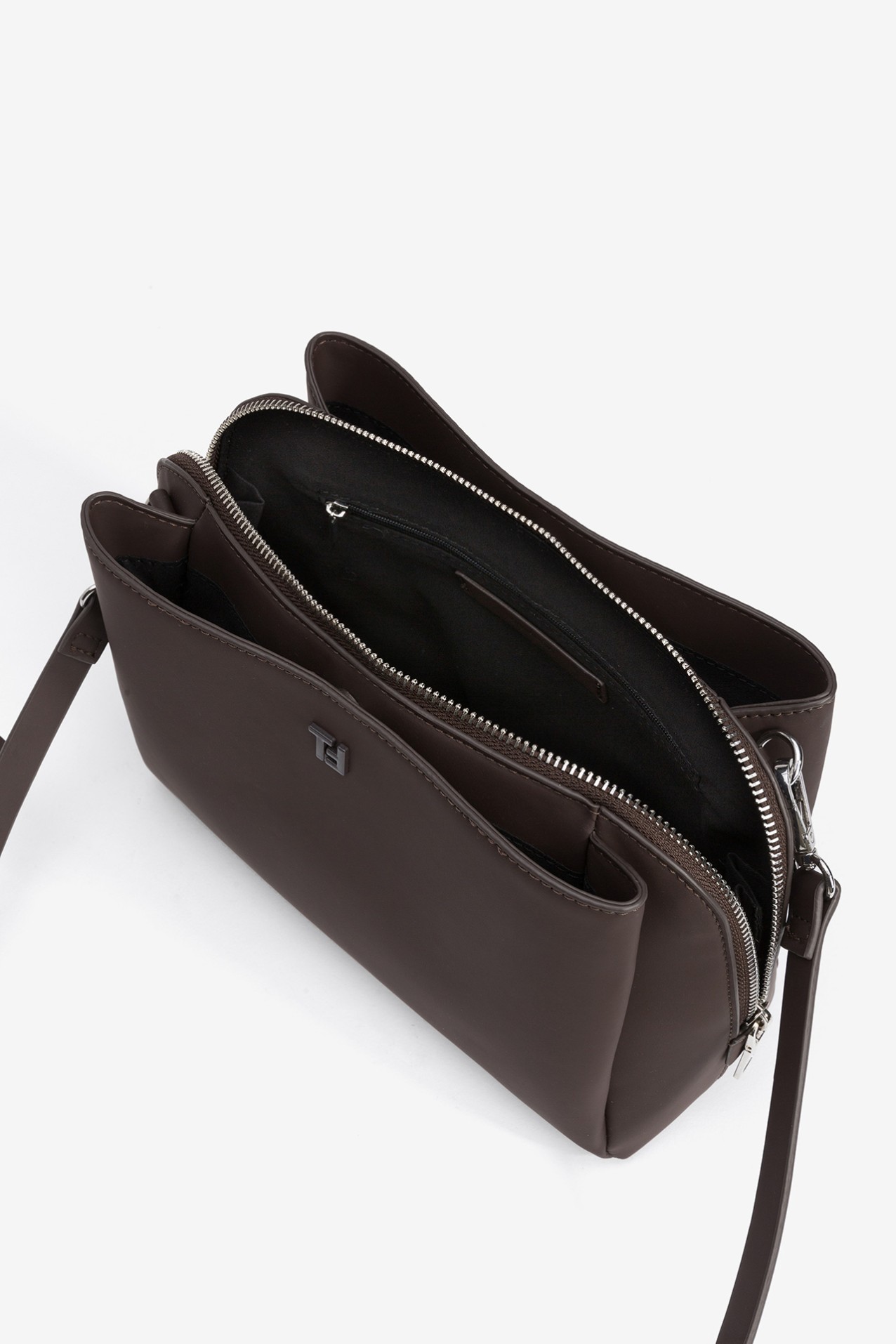 Bolso Bandolera con Tres Compartimentos