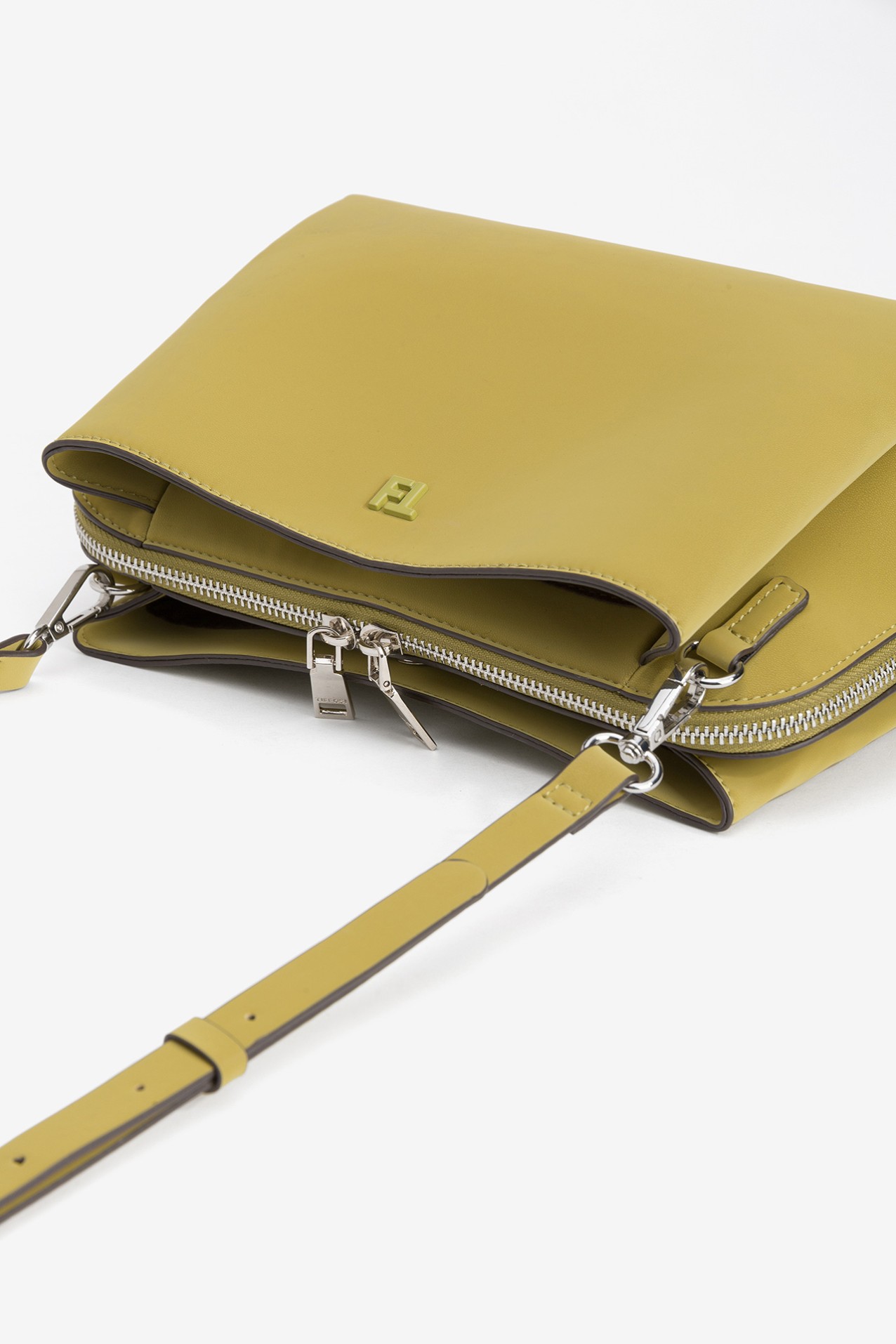 Crossbody Bag with Three Compartments