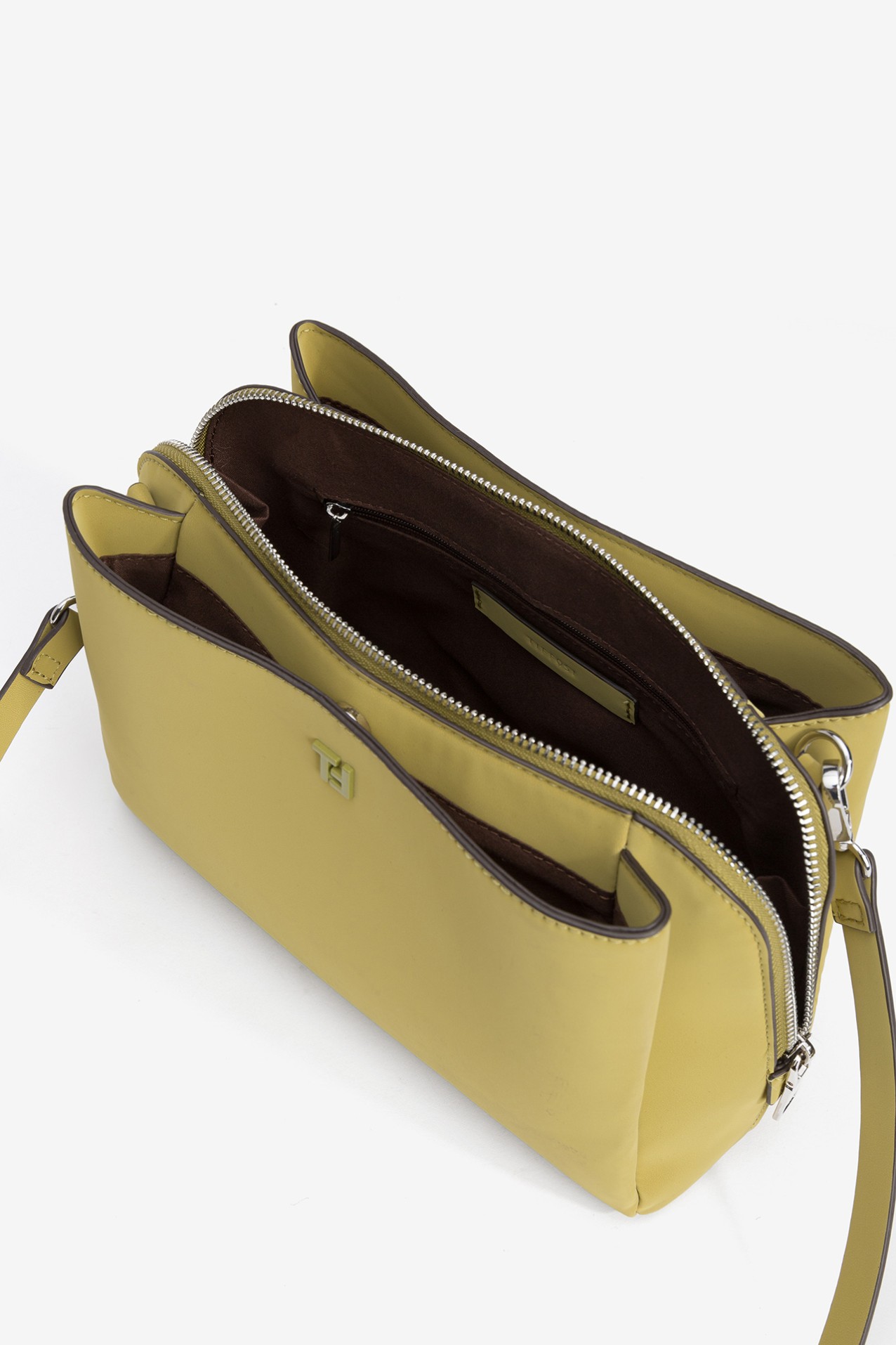 Crossbody Bag with Three Compartments