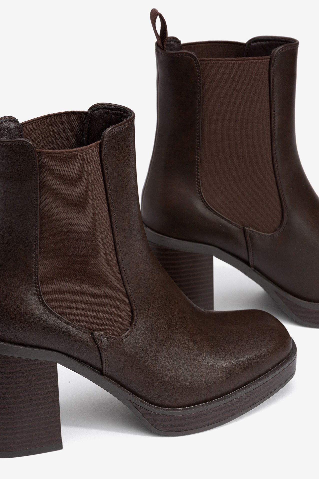 Botas Castanho-Chocolate Elegantes