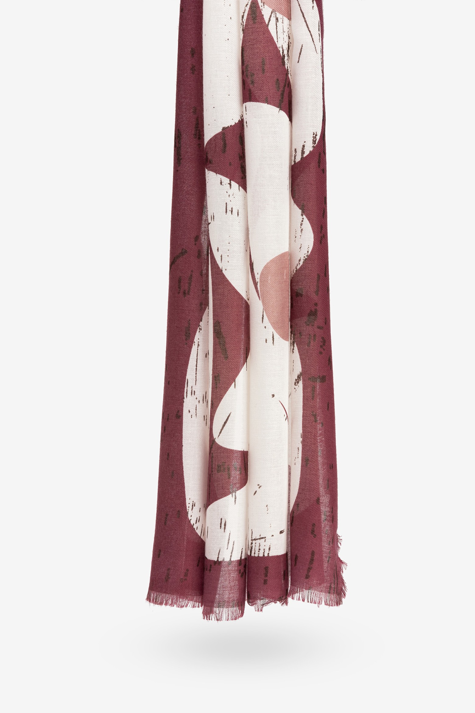 Floral Printed Rectangular Scarf