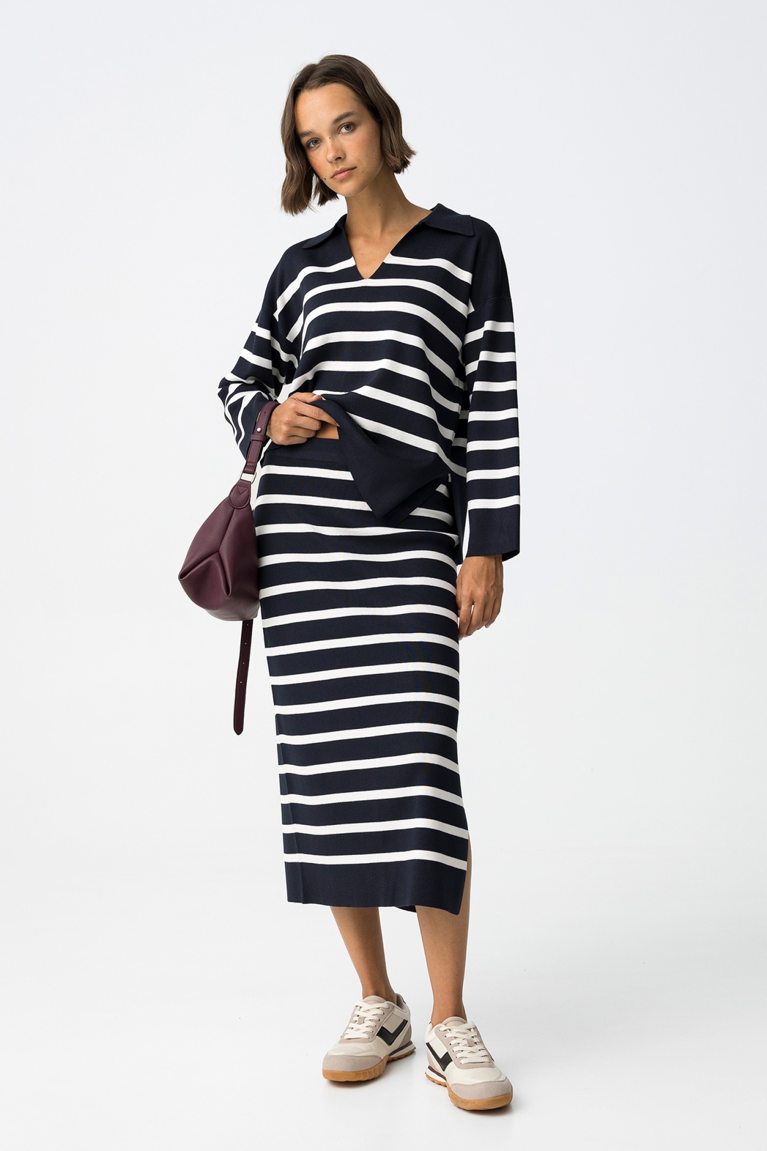 Saia de Malha s Riscas