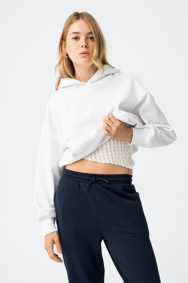 Sudadera Oversize Con Aplique