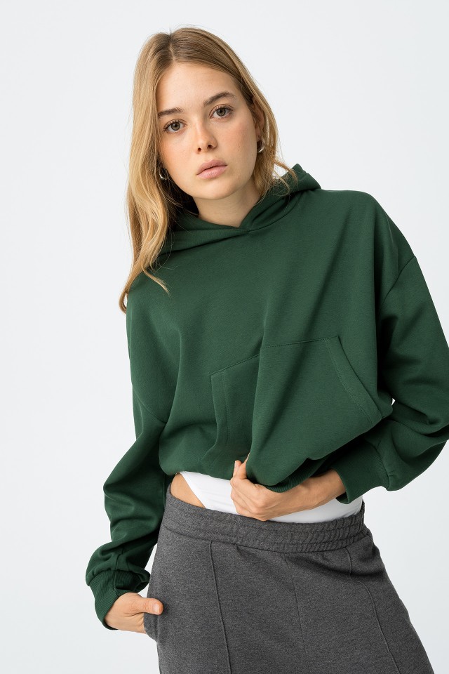 Sudadera Oversize Con Aplique