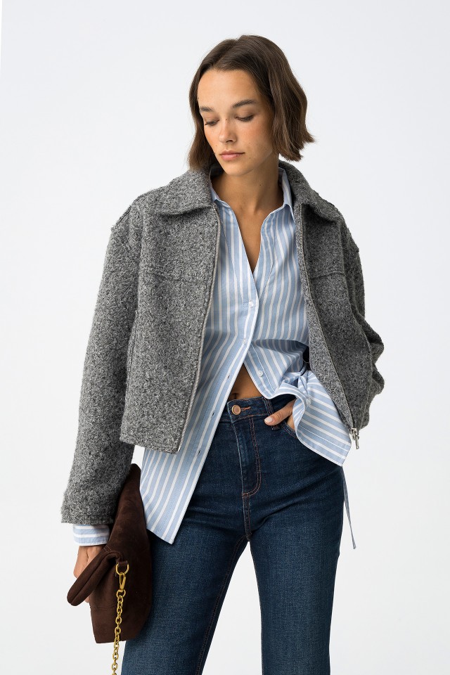 Short Boucl Jacket