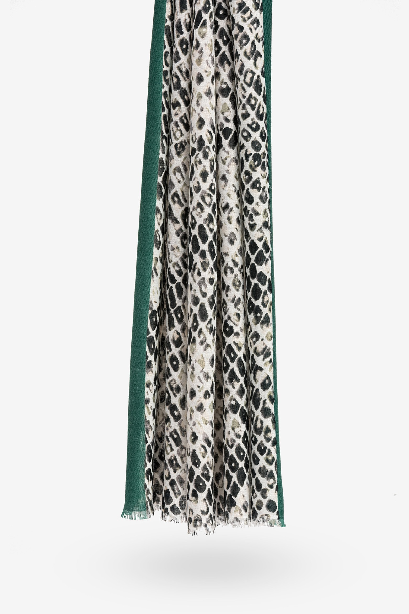 Lenço Retangular Estampado Serpente