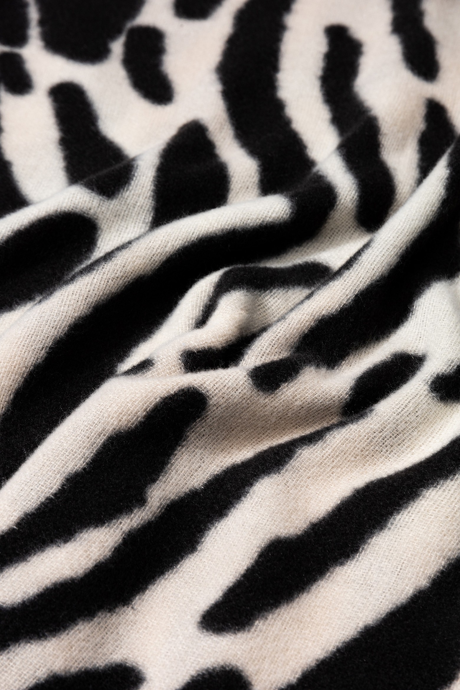 Zebra Printed Carded Scarf