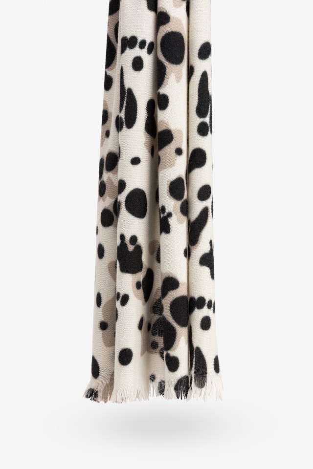 Tricolor Printed Scarf