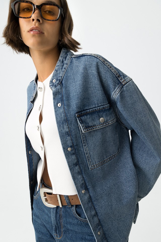 Camisa Denim Oversized